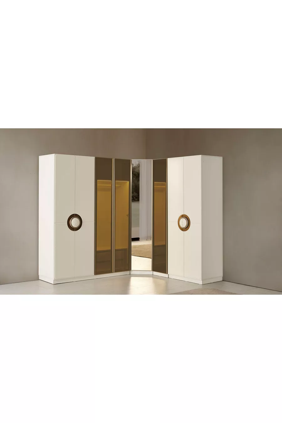 Chambre à coucher Lisbonne avec armoire d'angle