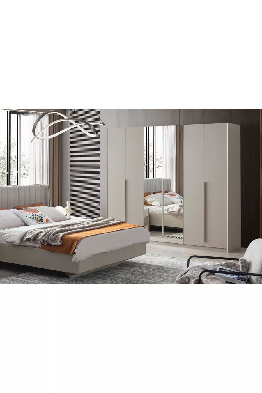 ENSEMBLE DE CHAMBRE EDEL, 6 PORTES