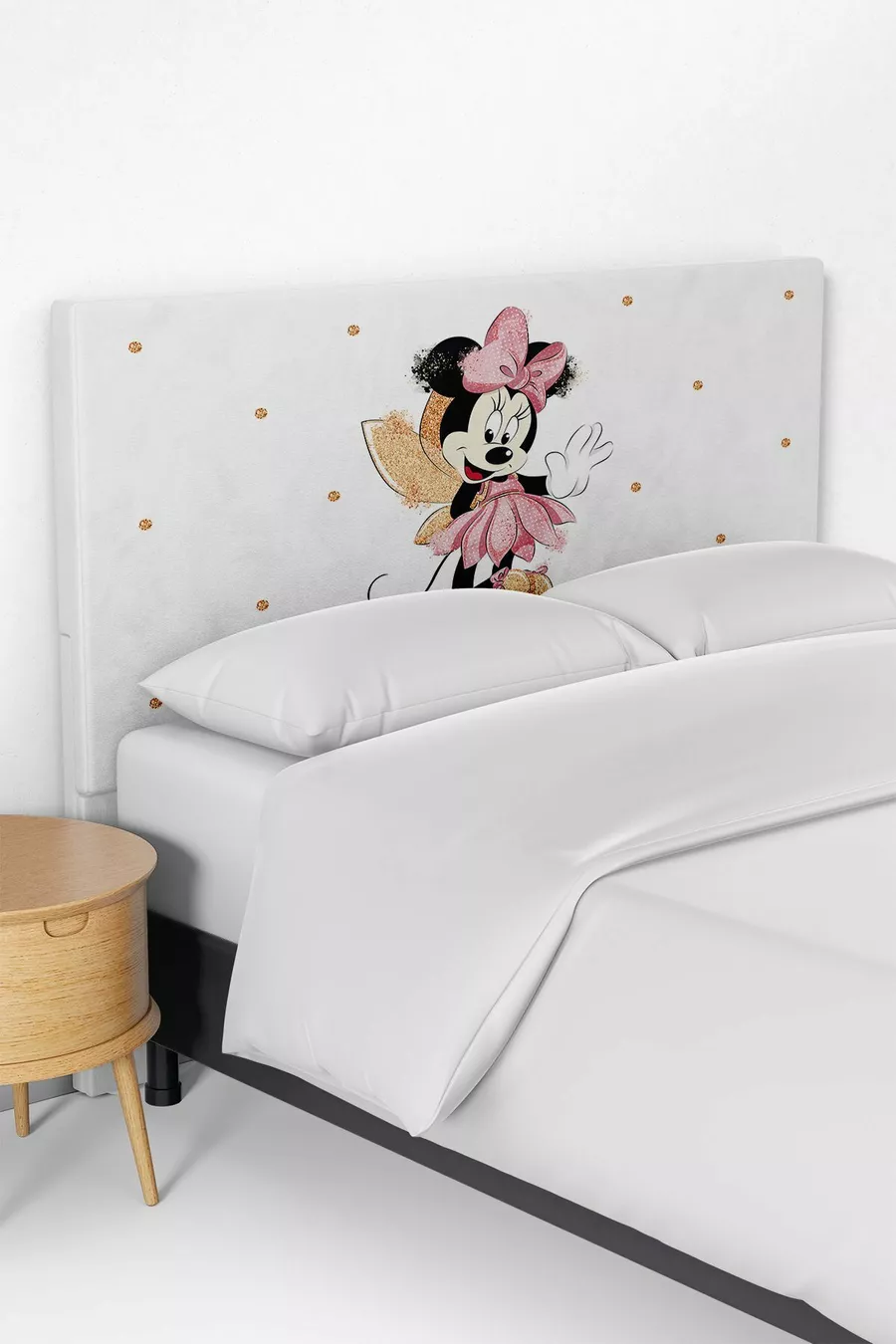 Housse de tête de lit pour lit coffre à motif Mickey Mouse