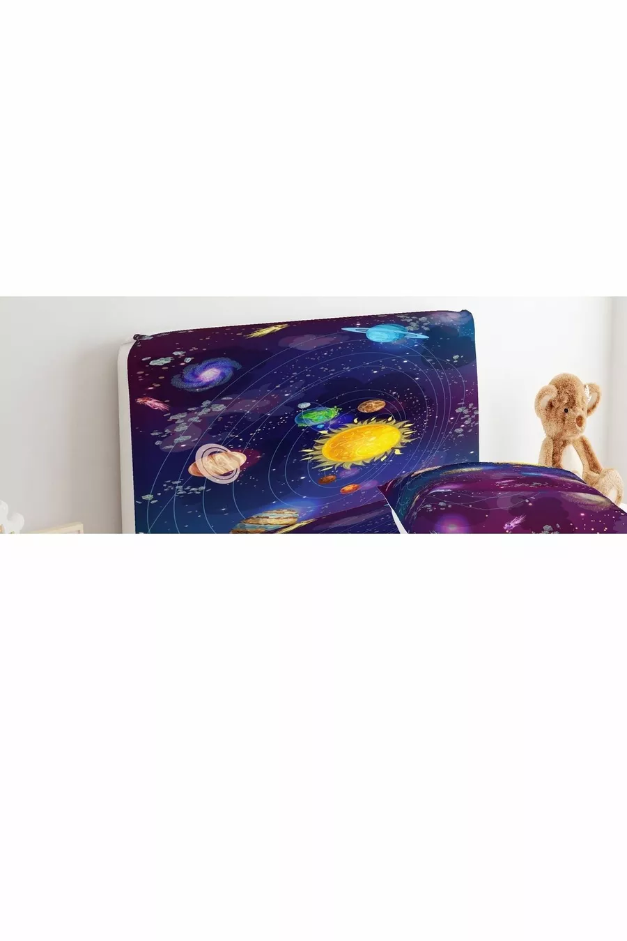 Housse de tête de lit Galaxy Soleil et Planètes