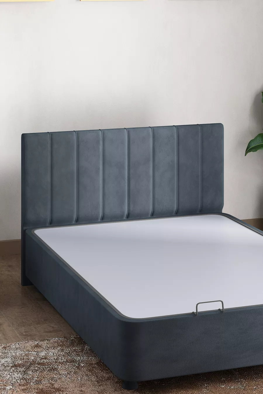 Housse de tête de lit, Housse de tête de lit Lavinya Anthracite