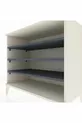 Commode Hyperion 3 étagères Pierre de lune-Anthracite