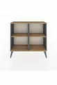 Commode Arges 2 étagères Anthracite-Pin