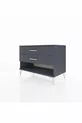 Commode Hyperion 2 tiroirs Anthracite-Anthracite