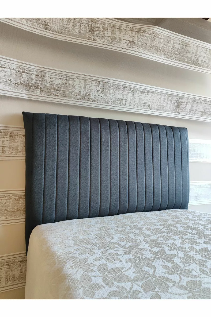 Housse de tête de lit en lin Sonne Keten  Cm Anthracite