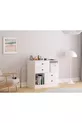 Commode Elif moderne à 4 tiroirs et 2 étagères
