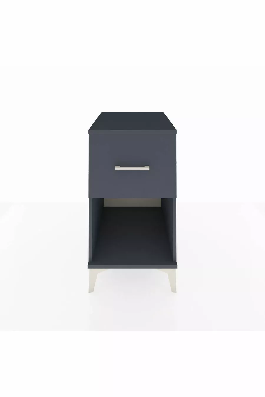 Chevet Kronos avec un tiroir unique Anthracite-Anthracite