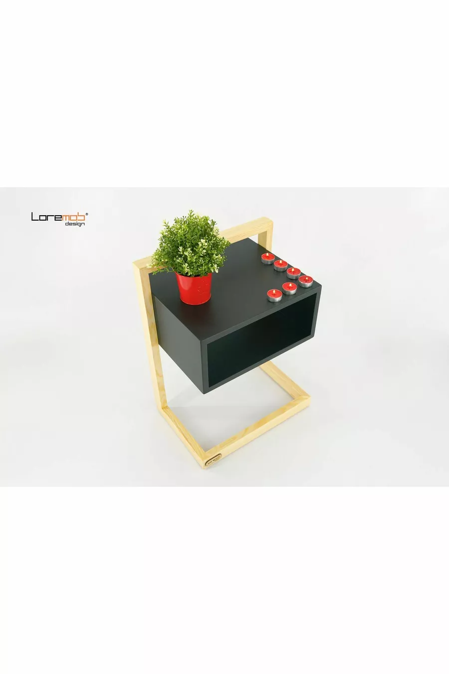 Table de nuit en bois