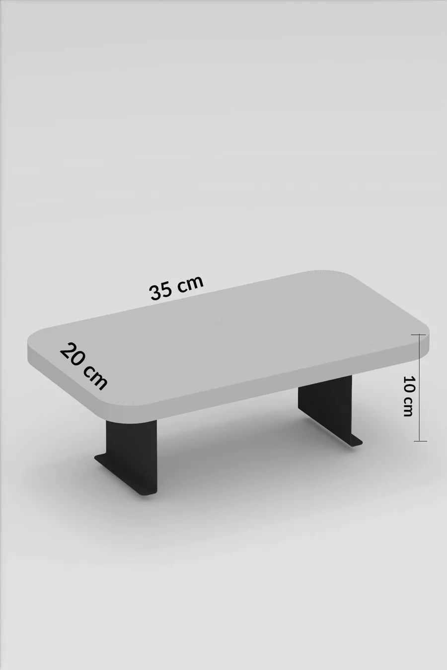 Table d'appoint Plateau réglable Rectangulaire Décoratif Moderne Horizontal Vertical Table de canapé Noyer