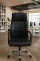 Chaise de bureau confortable à dossier haut ergonomique