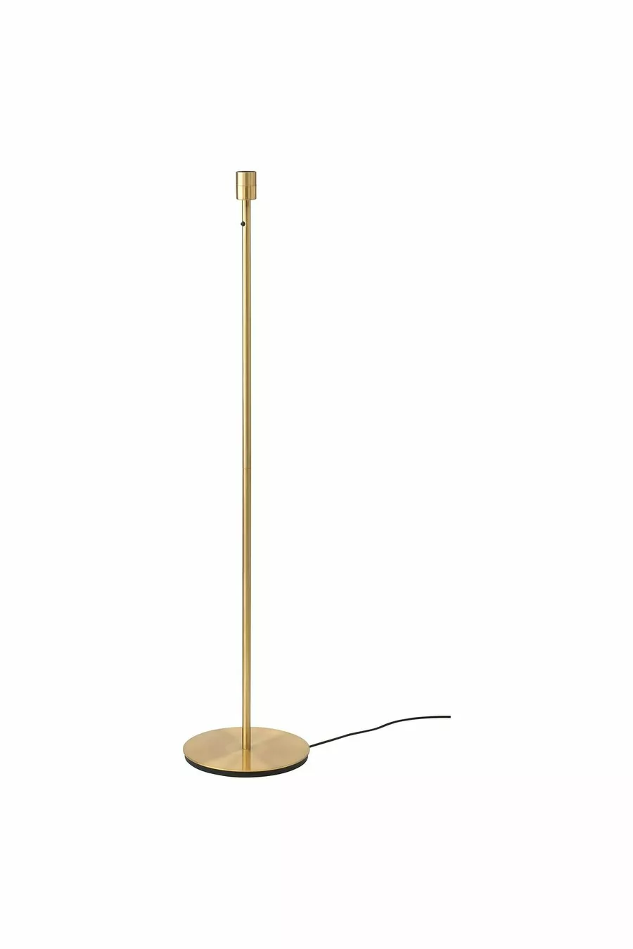 Structure de la lampe sur pied, couleur laiton