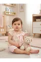 Ensemble de 2 pièces pour fille rayé avec short et nœud en mousseline