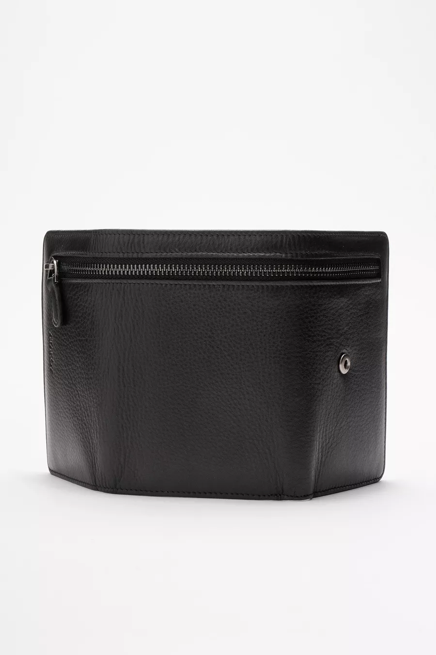 PORTEFEUILLE EN CUIR FEMME NOIR
