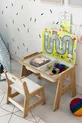 Ensemble table et chaises d'activité en bois Montessori