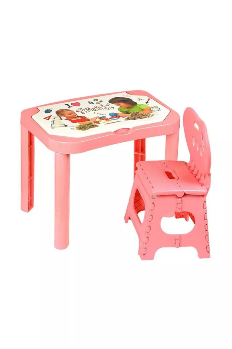 Bureau de jeu et de travail avec sable cinétique