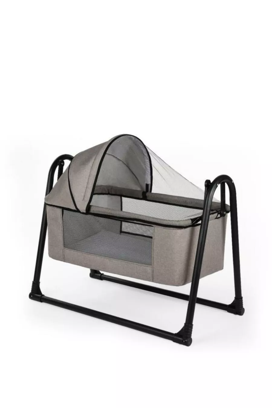 Berceau portable en osier nacré pour bébé, berceau qui se balance