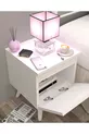 Table de chevet Gimli avec compartiment secret, MDF, assemblé, ne nécessite pas de montage