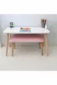 Bureau pour enfants Lilyum 1 pouf Table d'activité Ensemble de table d'activité