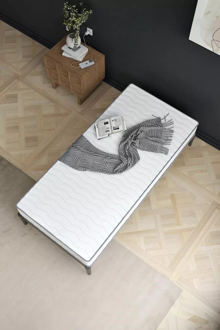 Matelas à ressorts Cloud pour une personne