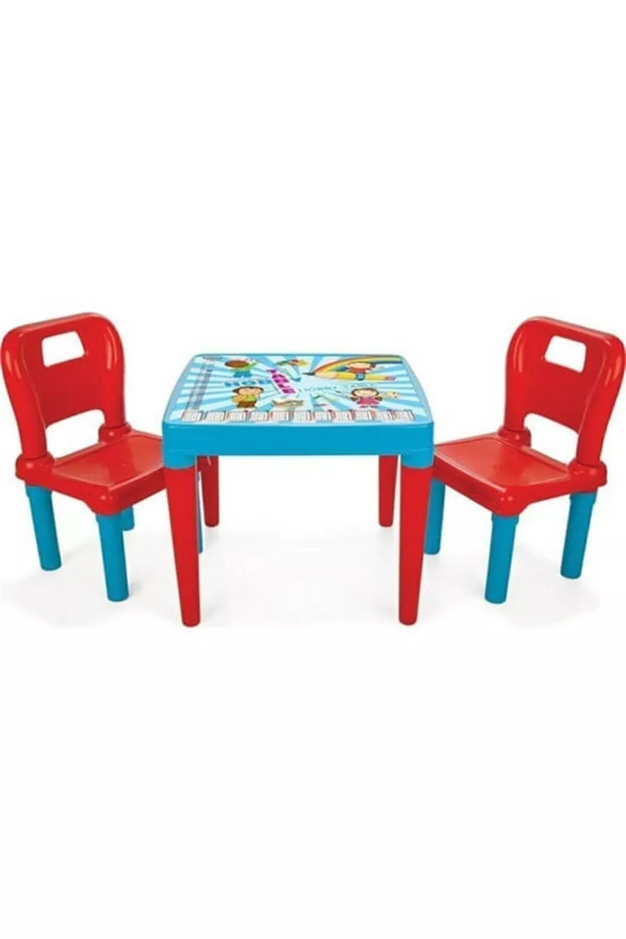 Table de jeux et d'activités Hobby 2 places bleue