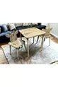 Ensemble table et chaises pour enfants en pin Zürafa, table d'activités, table de travail, 1 table et 2 chaises