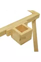 Table d'activité pour enfants Joykids en bois naturel avec rouleaux, table de jeu et bureau pour enfants