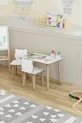 Table pour enfants effaçable à sec - table d'activité - ensemble de bureau pour enfants avec 2 chaises