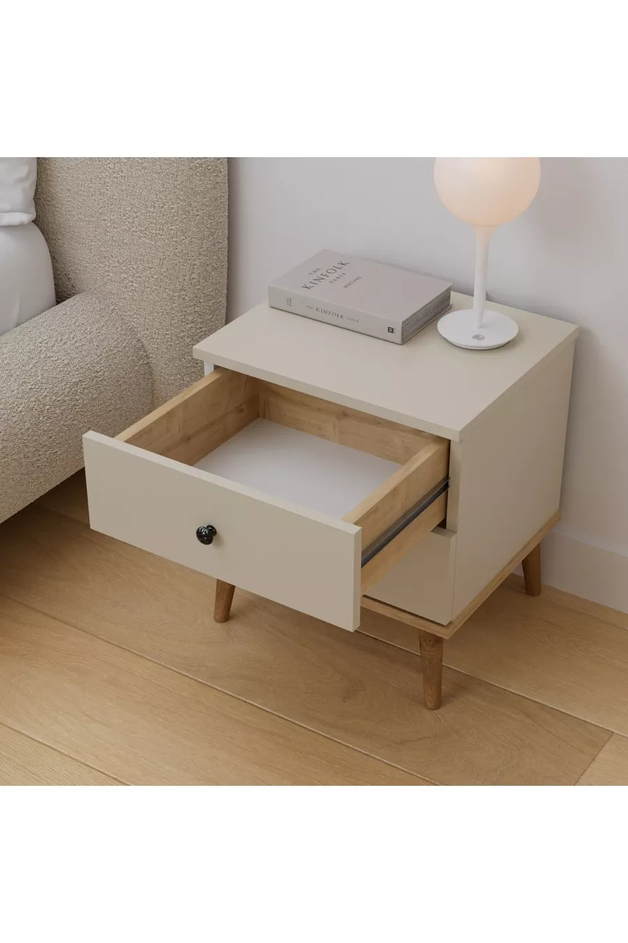 Ensemble de 2 tables de chevet Saga