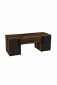 Coiffeuse Murale Mercan, ne Prend Pas de Place, Couleur Lidya Anthracite