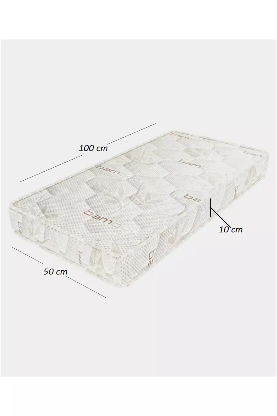 Lit bébé Berceau Matelas en bambou Cm