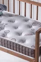 Lit Bamboo Park, Lit pour bébé, Lit de berceau, avec mousse orthopédique et tissu tricoté - Cm