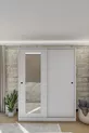 GM  ARMOIRE COULISSANTE VIOLET ET BLANC
