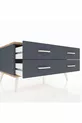 Commode Kronos 4 étagères Anthracite-Sapin/Anthracite