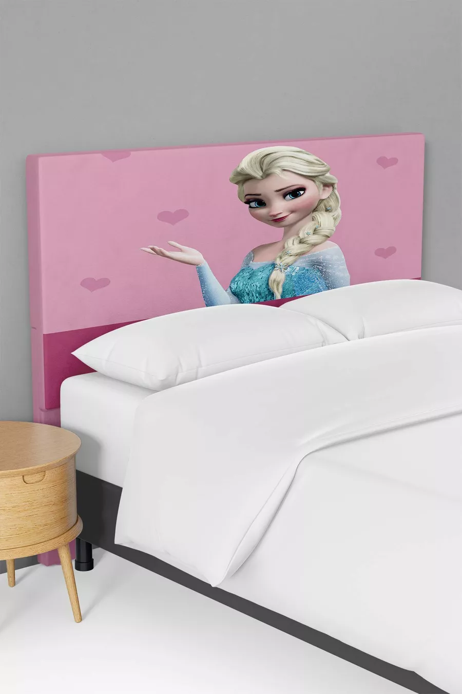 Housse de tête de lit à motif Elsa rayée La Reine des Neiges