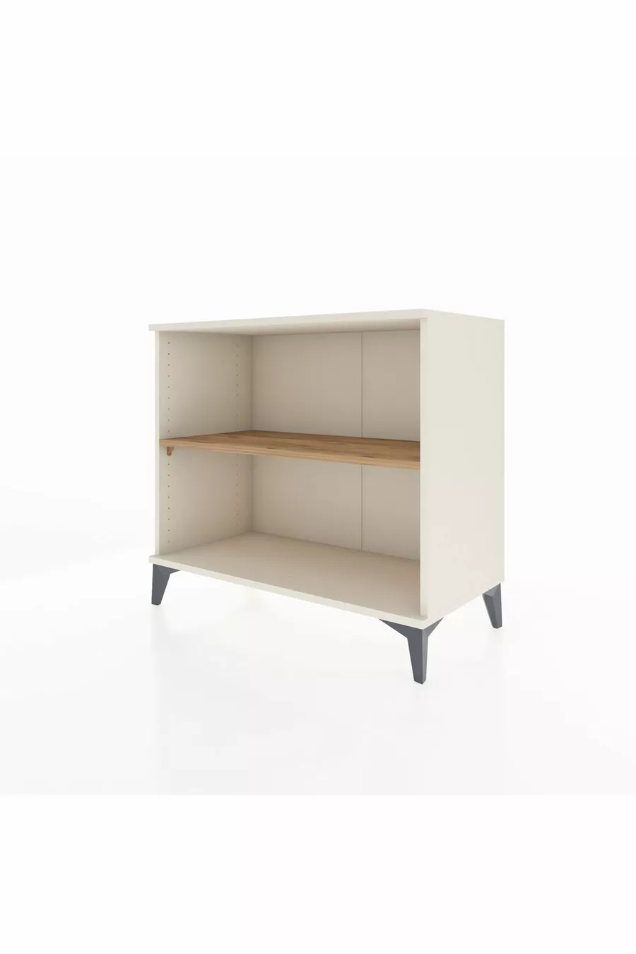 Commode Hyperion à une seule étagère Pierre de lune-Pin