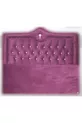 Tête de lit Alc Roi Lit Simple Plumetis Violet Matelassé