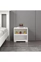 Table de chevet blanche en MDF