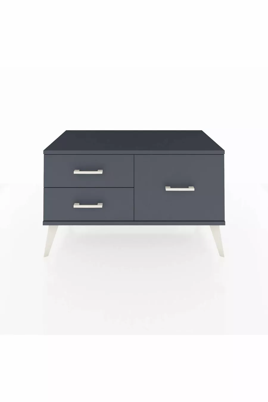 Commode Hyperion 3 étagères Anthracite-Anthracite