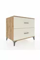 Commode Kronos à 2 tiroirs Pin-Pierre d'Agate