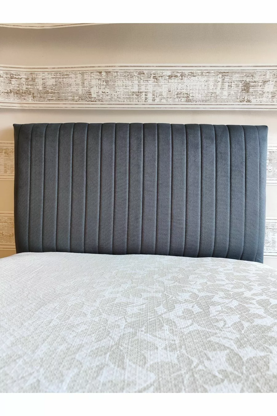 Housse de tête de lit en lin Sonne Keten  Cm Anthracite