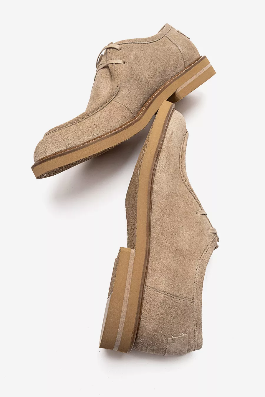 Chaussures Quotidiennes Pour Hommes En Cuir Véritable Avec Semelle Eva Suède Sable