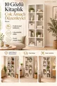 Bibliothèque à  compartiments/étagères, armoire blanche sans porte, armoire organisatrice