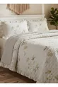 Ensemble de Housse de Lit Matelassée à Volants avec Motif Double pour Lit Double Dream Taille King