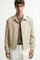 Veste pour homme beige Boxy Fit