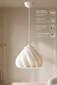 Suspension Simple Blanche Citrouille, Cuisine Style Campagne Moderne, Lustre Salon, Chambre (Bioplastique) 