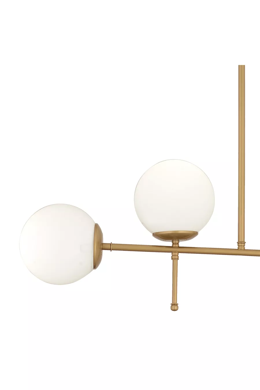 Suspension pour chambre à coucher et salon moderne à 4 lampes style vieilli Günay, dessus de table de cuisine