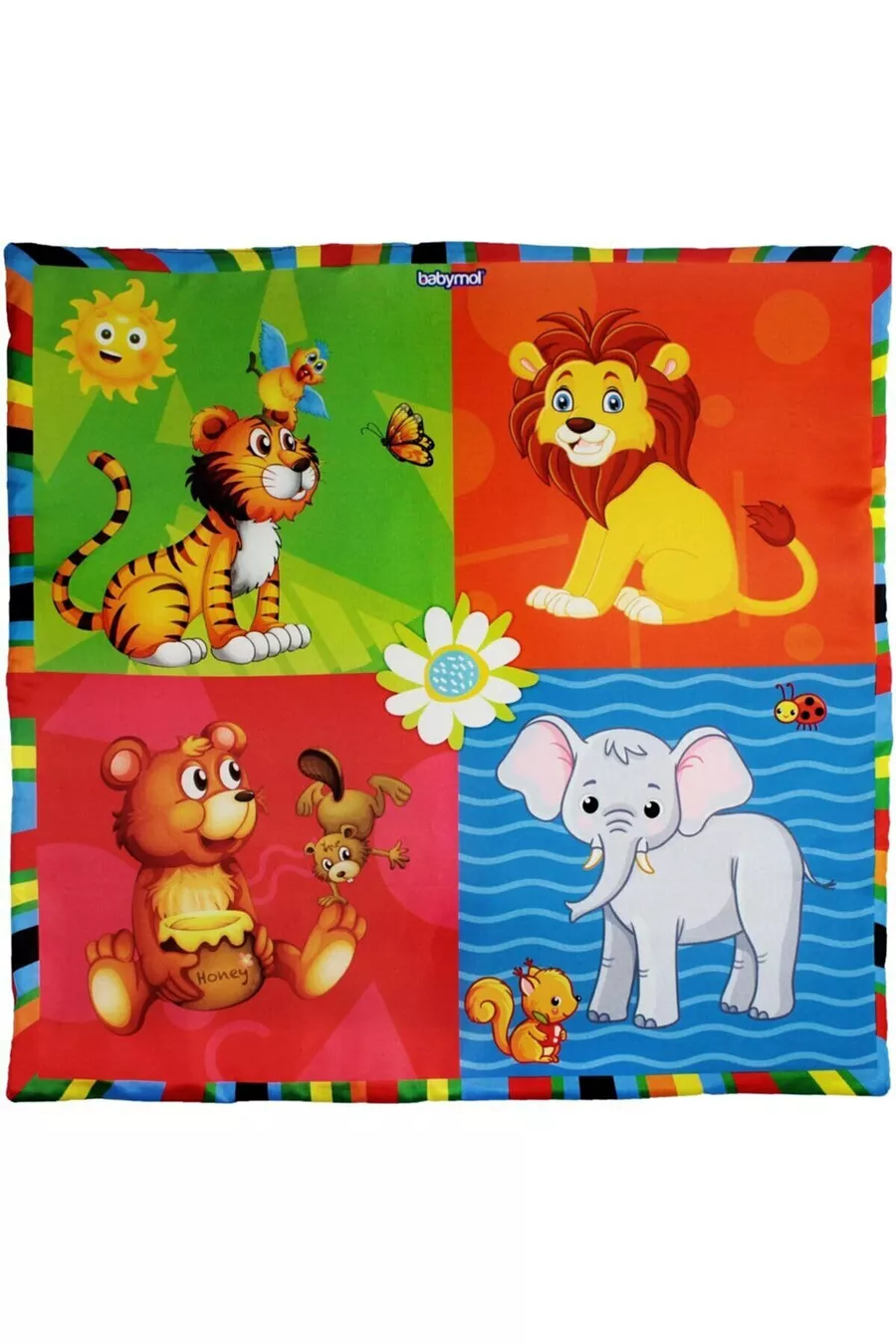 Tapis de jeu pour bébé avec animaux joyeux et jouets (EN BOÎTE) Cadeau  Cm