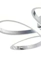 Plafonnier en chrome moderne Alis, lumière blanche pure au plafond, salon, cuisine, chambre à coucher, lustre LED