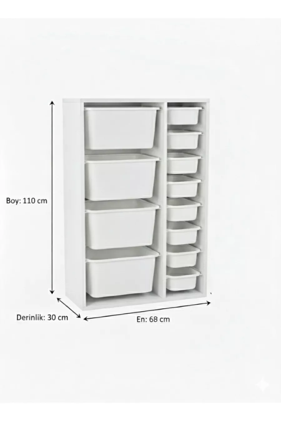 Armoire à Jouets Polyvalente avec Tiroirs et Unité de Rangement – Organisateur de Chambre d’Enfant avec Étiquette Cadeau