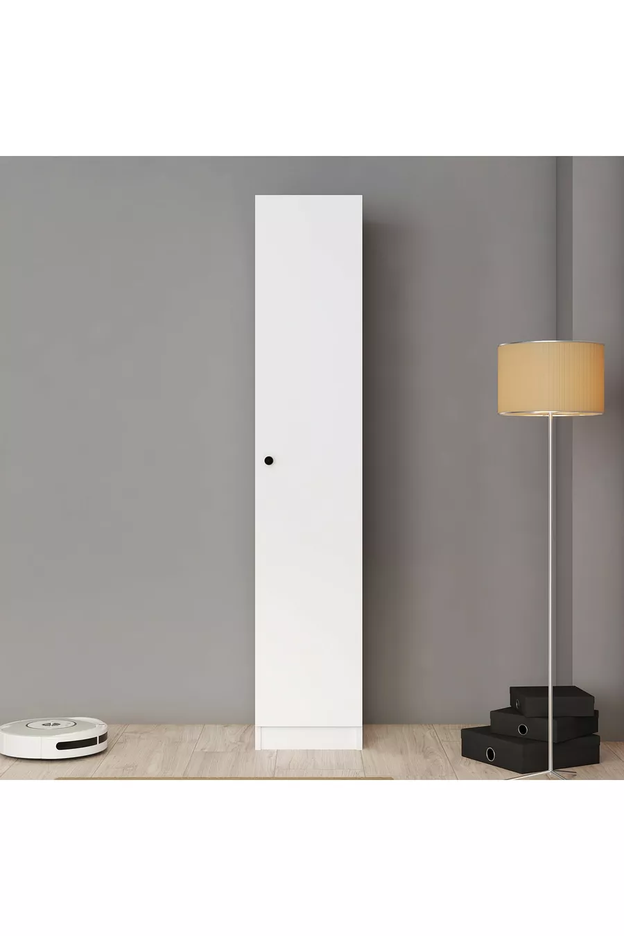 Armoire à une porte Zoe, armoire polyvalente
